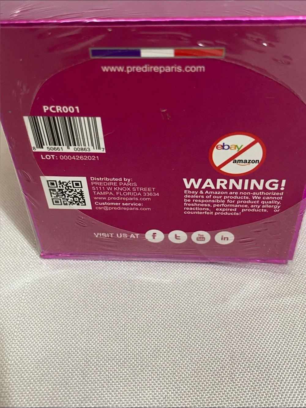 Prédiré Skin Collagen Cell Renewal Cream — Bright Pink Moisturizer